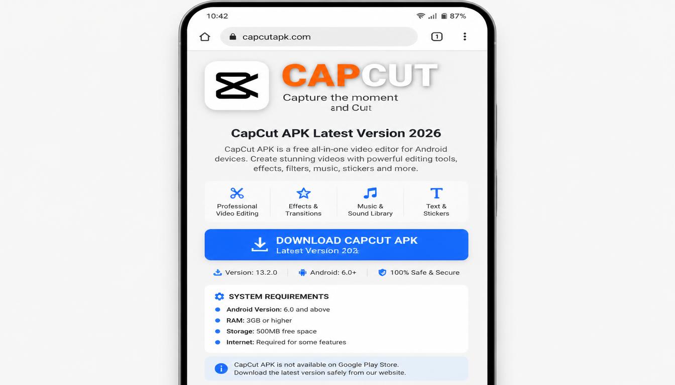 Download CapCut APK Latest Version 2026 (Android & PC)